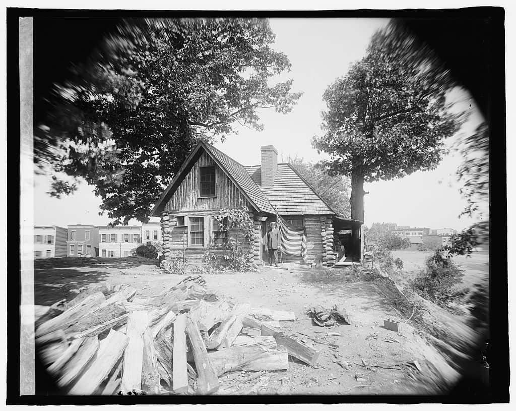Joaquin Miller Cabin In Early 1900s Near Meridian Hill Park